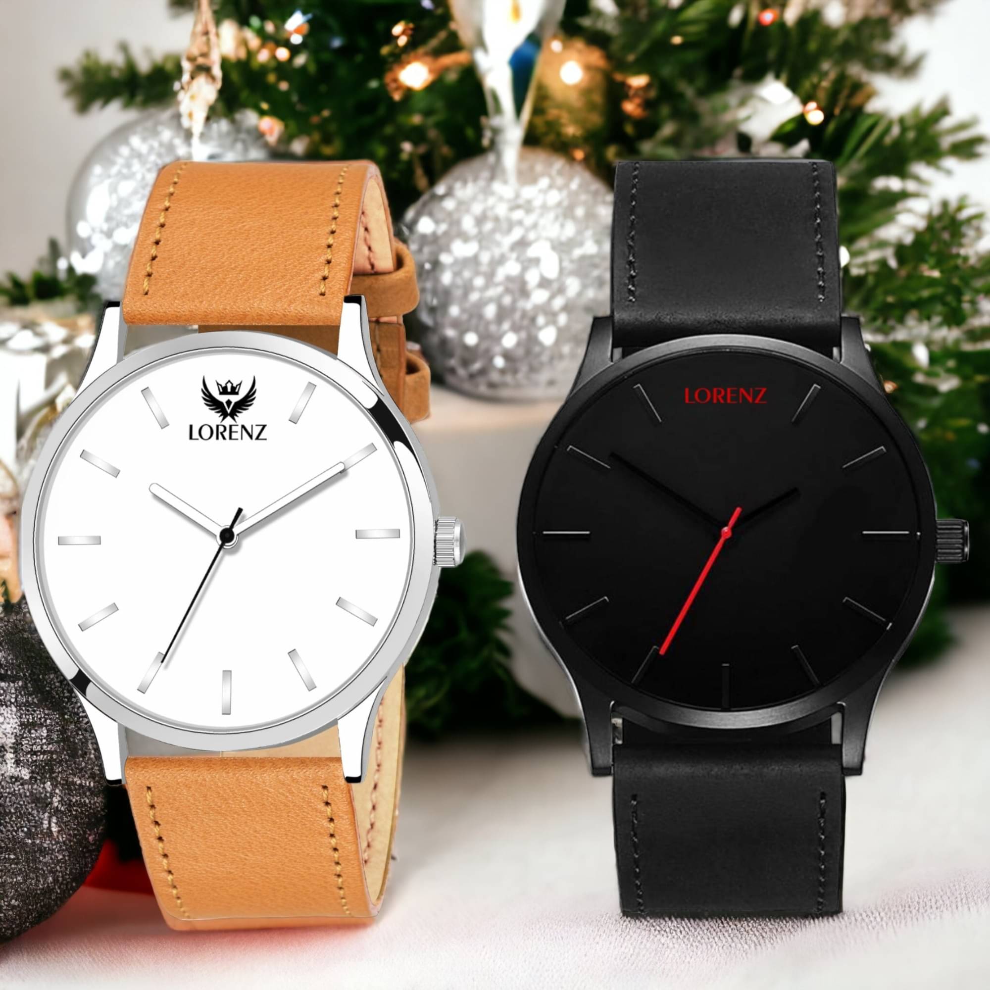     			Lorenz Multicolor PU Analog Men's Watch