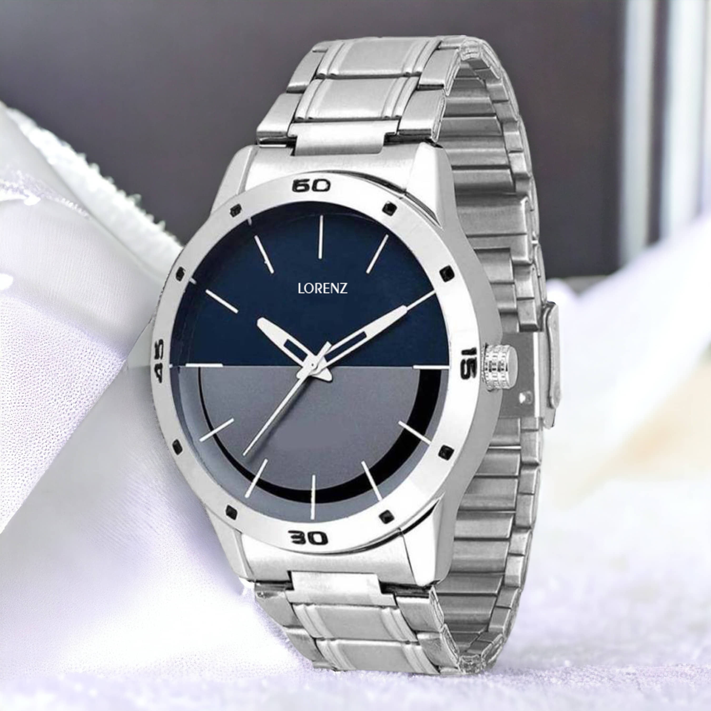 Lorenz Silver Stainless Steel Analog Men's Watch
