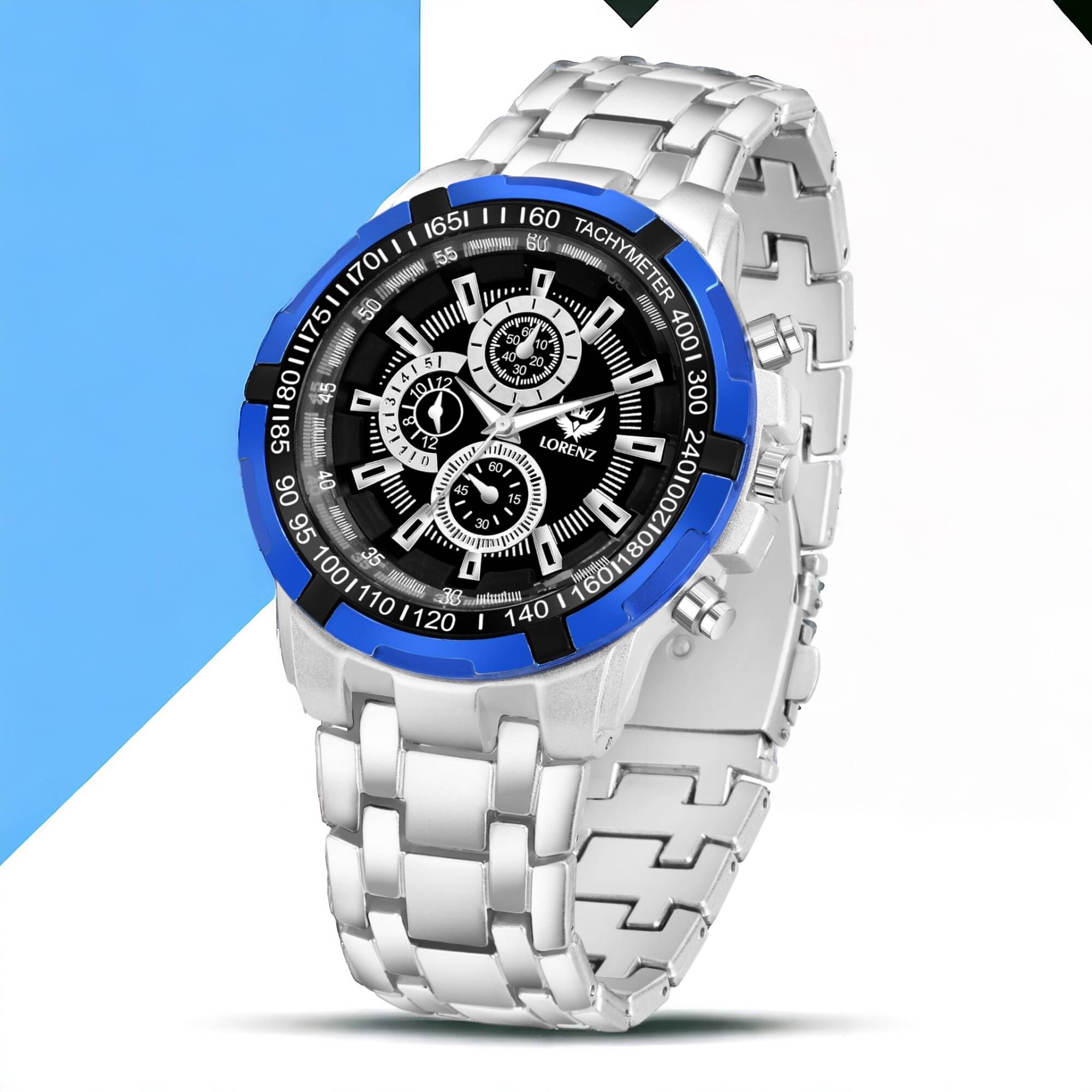     			Lorenz Silver Stainless Steel Analog Men's Watch