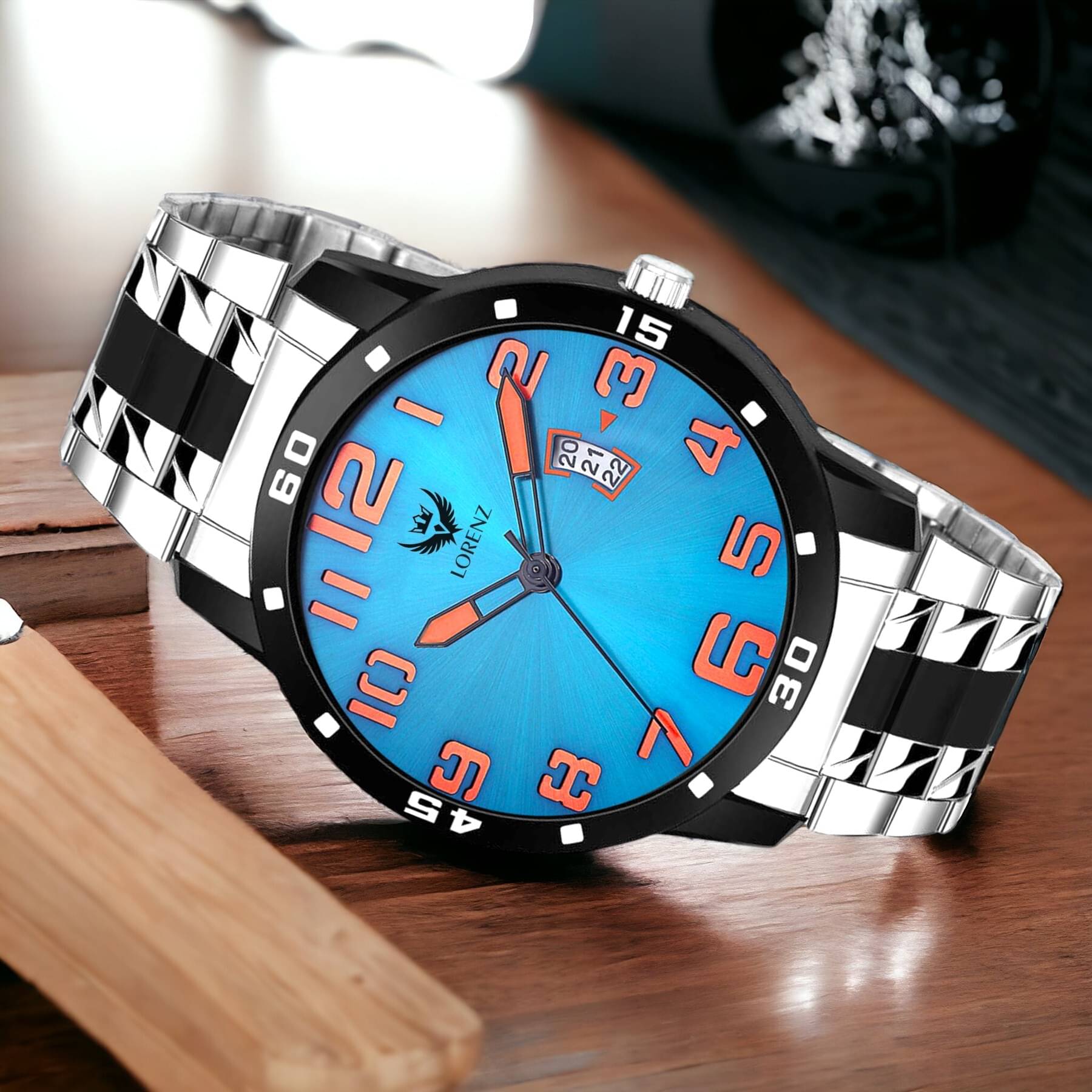     			Lorenz Silver Stainless Steel Analog Men's Watch
