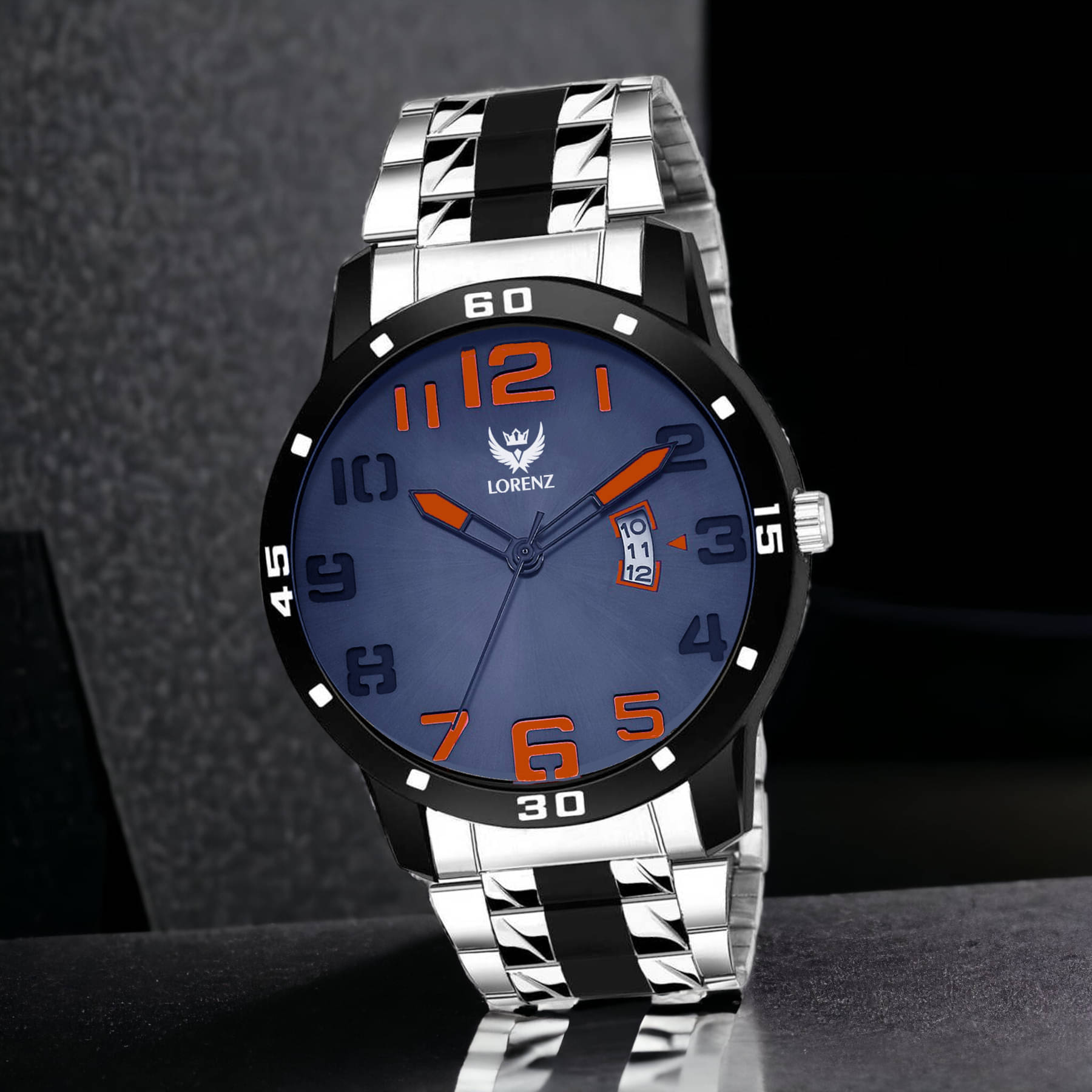     			Lorenz Silver Stainless Steel Analog Men's Watch