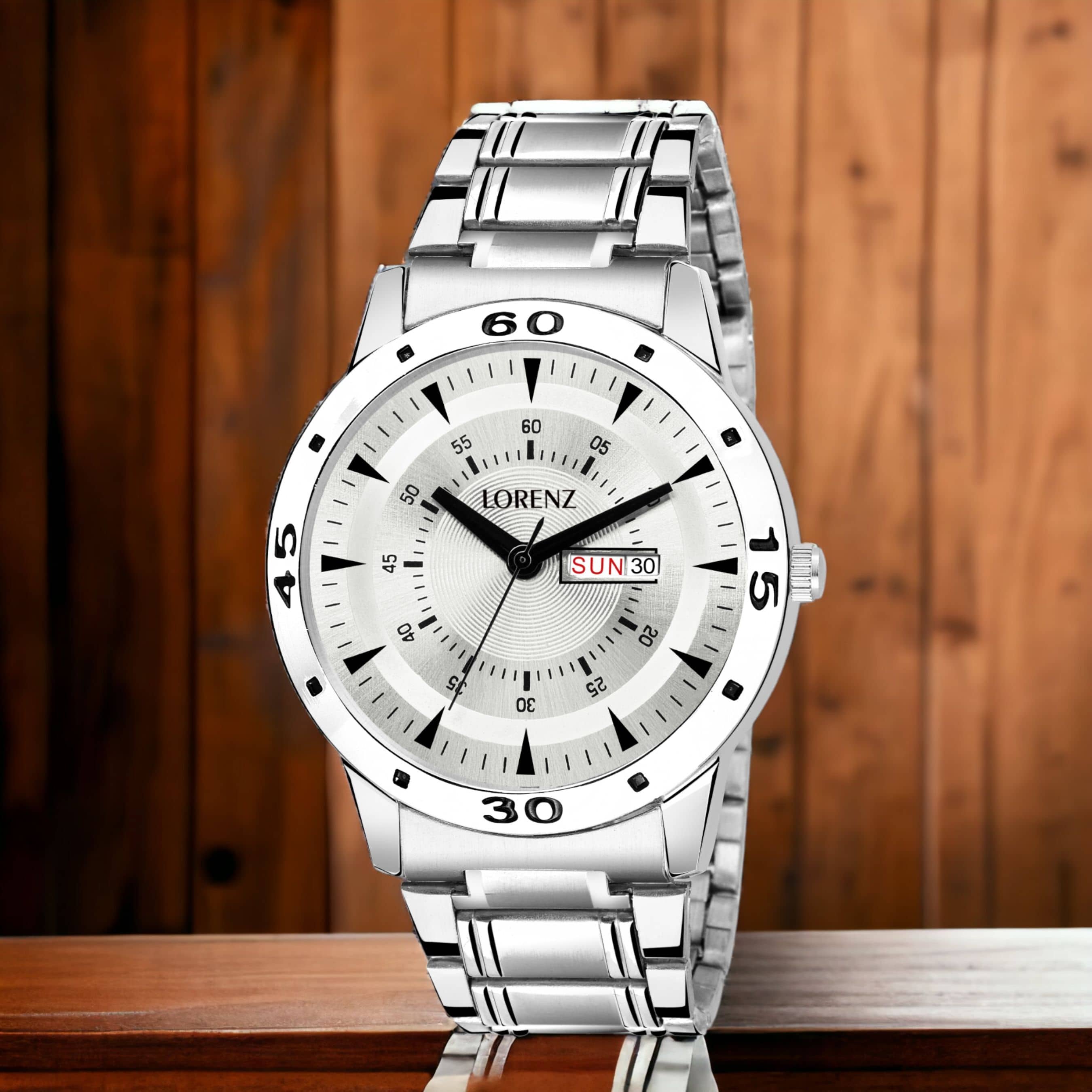 Lorenz White Stainless Steel Analog Men's Watch