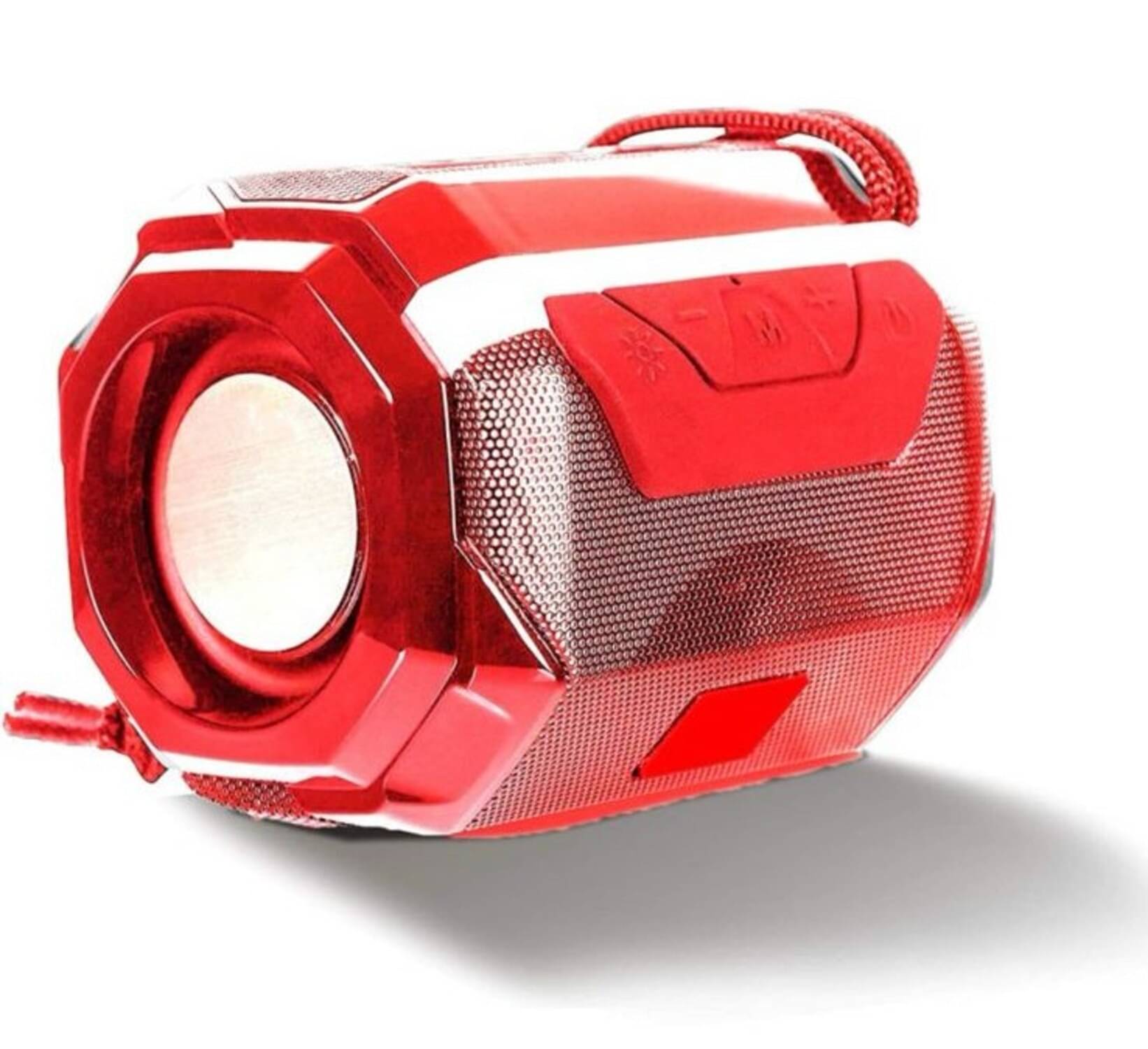     			NEUTON PRO A005 10 W Bluetooth Speaker Bluetooth V 5.1 with USB,SD card Slot Playback Time 8 hrs Red