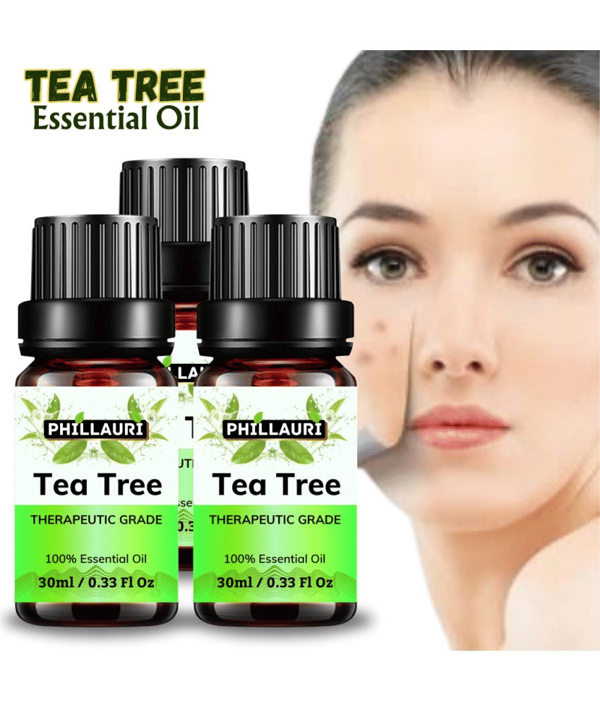 Phillauri Tea Tree Others Essential Oil Floral With Dropper 3 mL ( Pack of 3 ) Phillauri Tea Tree Others Essential Oil Floral With Dropper 3 mL ( Pack of 3 )