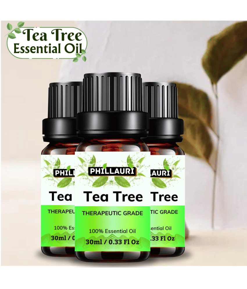     			Phillauri Tea Tree Others Essential Oil Fruity With Dropper 90 mL ( Pack of 3 )