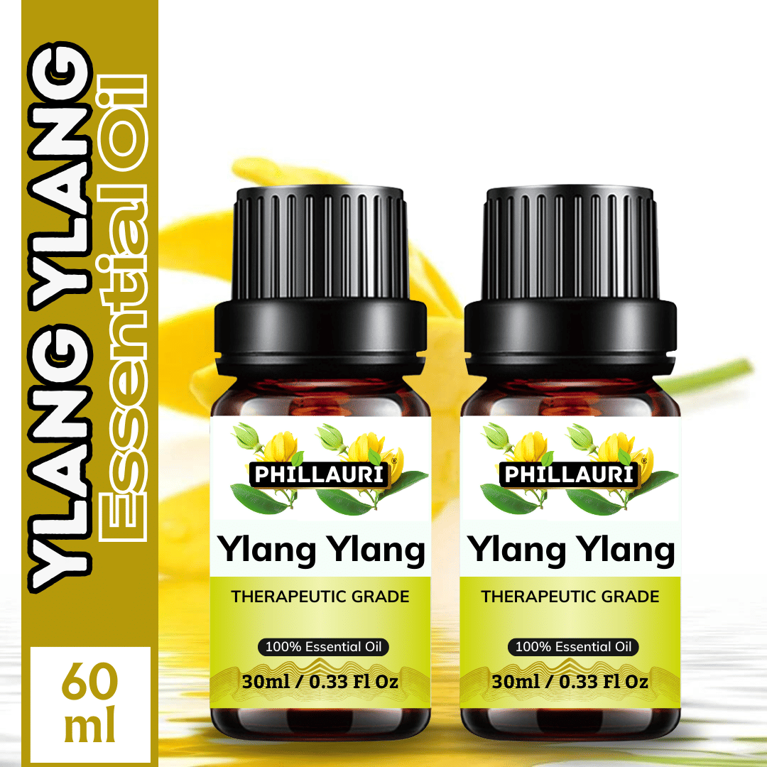 Phillauri Ylang-Ylang Others Essential Oil Fruity With Dropper 60 mL ( Pack of 2 )