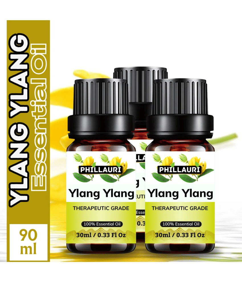 Phillauri Ylang-Ylang Others Essential Oil Fruity With Dropper 90 mL ( Pack of 3 ) Phillauri Ylang-Ylang Others Essential Oil Fruity With Dropper 90 mL ( Pack of 3 )