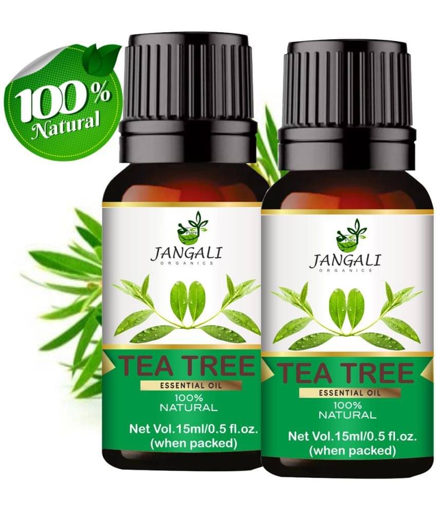 Pure Jangali Organics Tea Tree Essential Oil 30 mL ( Pack of 2 ) Pure Jangali Organics Tea Tree Essential Oil 30 mL ( Pack of 2 )