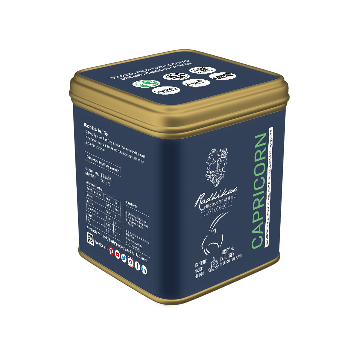     			RADHIKAS FINE TEAS AND WHATNOTS 50 gm Earl Grey Tea ( Loose Leaf )
