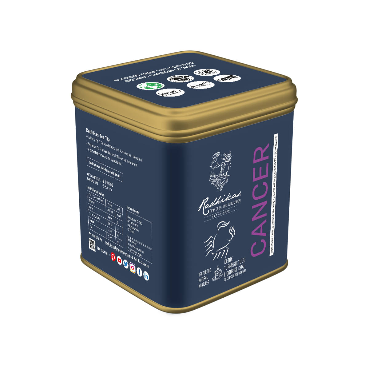 RADHIKAS FINE TEAS AND WHATNOTS 100 gm Immunity Chai ( Loose Leaf ) RADHIKAS FINE TEAS AND WHATNOTS 100 gm Immunity Chai ( Loose Leaf )