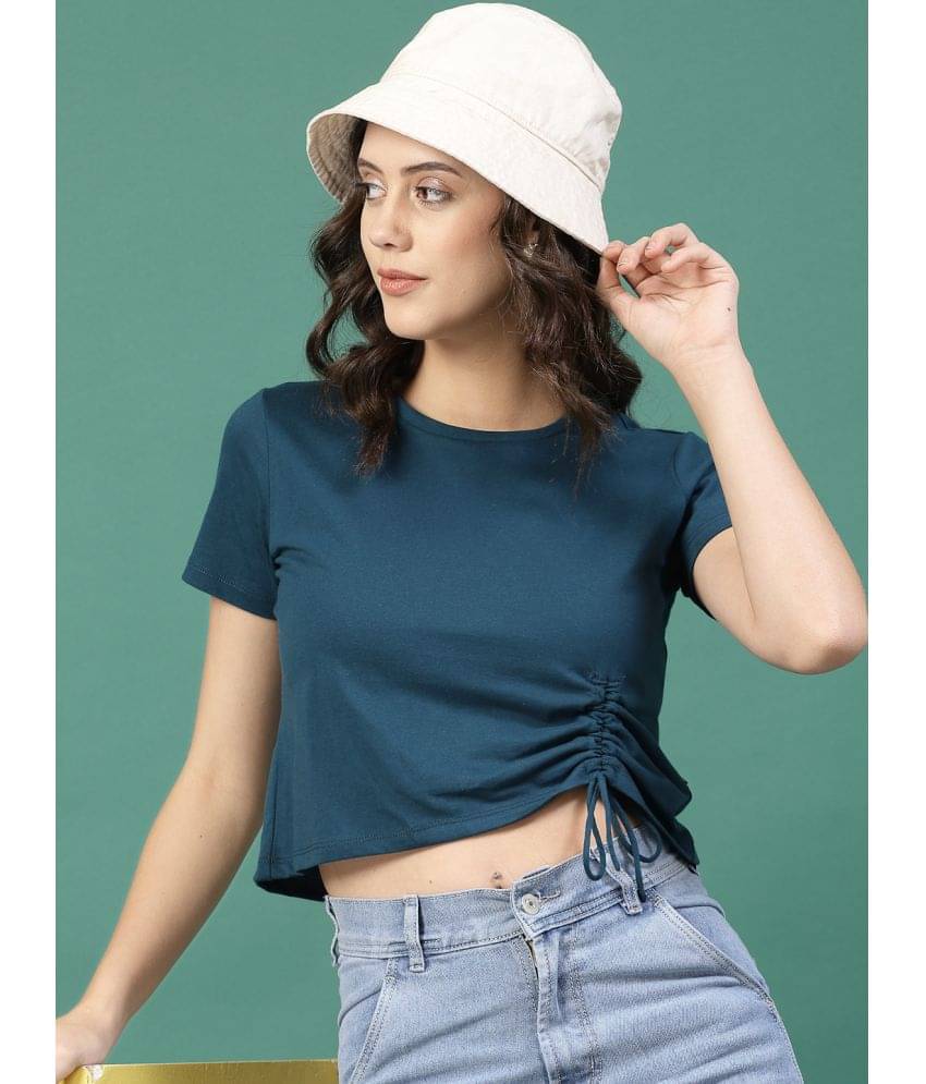 Rigo Women's Cotton Crop Top ( Olive ) Rigo Women's Cotton Crop Top ( Olive )