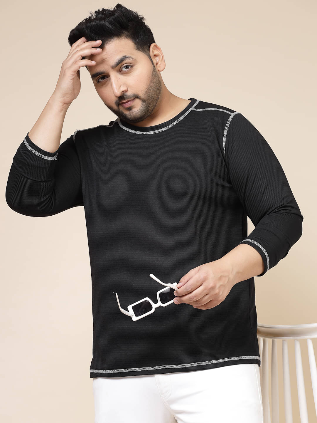     			Rigo Pack of 1 Polyester Slim Fit Men's T-Shirt ( Black )