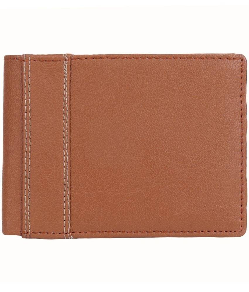     			SUNSHOPPING Tan Faux Leather Men's Regular Wallet ( Pack of 1 )