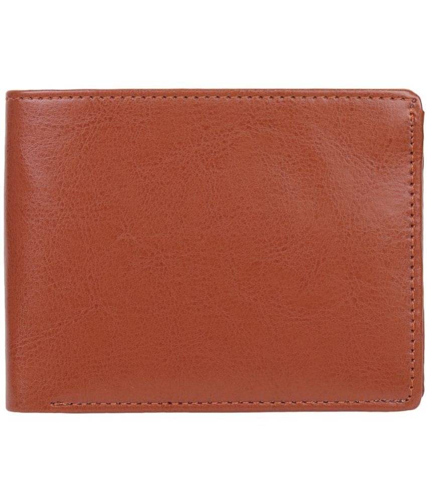 SUNSHOPPING Tan Faux Leather Men's Regular Wallet ( Pack of 1 ) SUNSHOPPING Tan Faux Leather Men's Regular Wallet ( Pack of 1 )