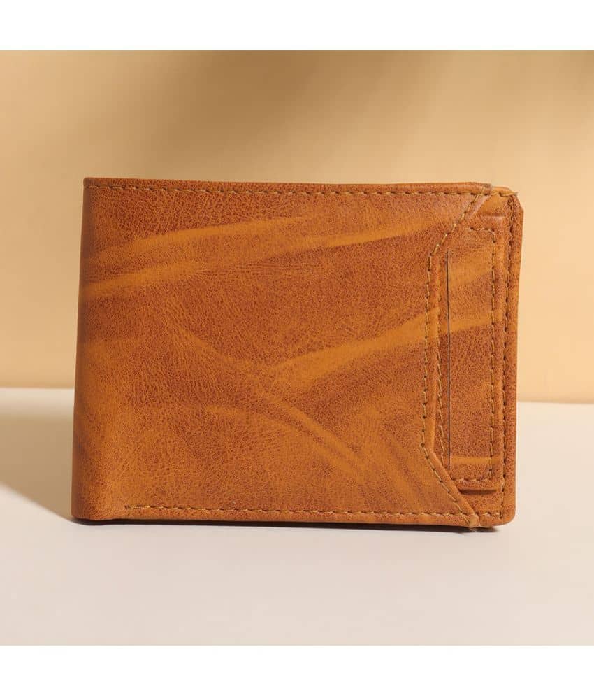 SUNSHOPPING Tan Faux Leather Men's Two Fold Wallet ( Pack of 1 ) - Handbags | Buy online on ZillyBuy