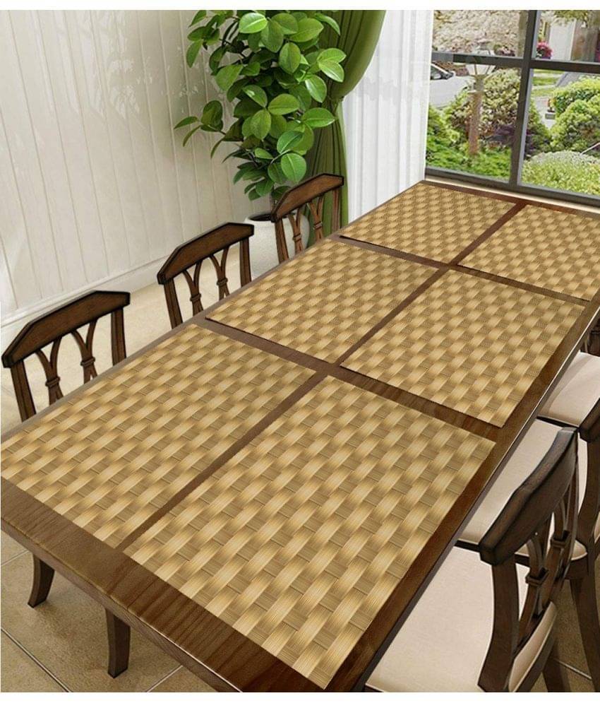 Sanraksshan PVC Abstract Rectangle Table Mats ( 40 cm x 32 cm ) Pack of 6 - Multi Sanraksshan PVC Abstract Rectangle Table Mats ( 40 cm x 32 cm ) Pack of 6 - Multi