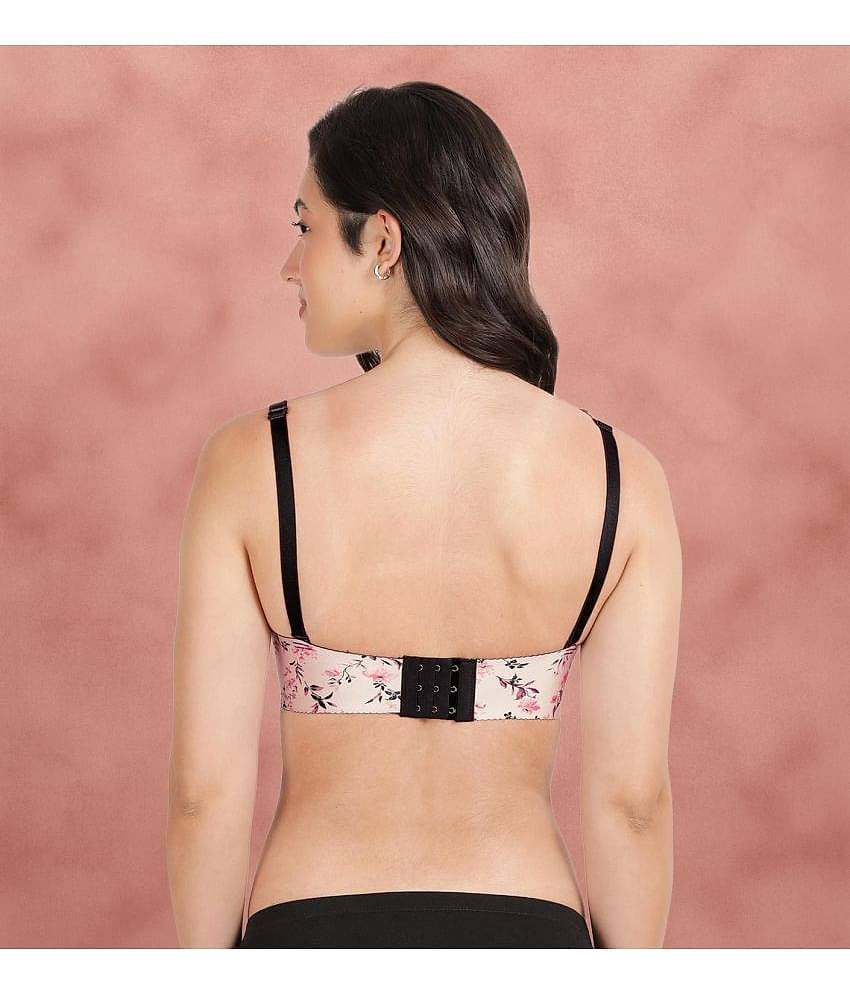 Shyaway Pack of 2 Nylon Lightly Padded Women's T-Shirt Bra ( Multicolor ) shya-c2b-1516