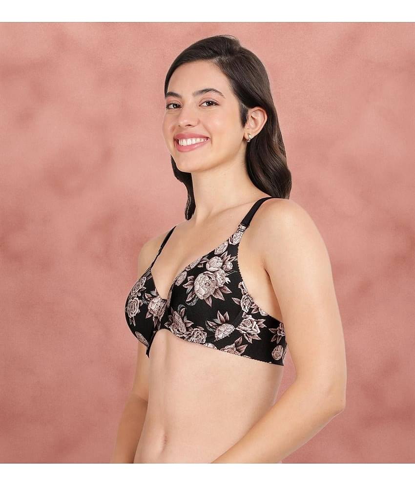 Shyaway Pack of 2 Nylon Lightly Padded Women's T-Shirt Bra ( Multicolor ) shya-c2b-1561