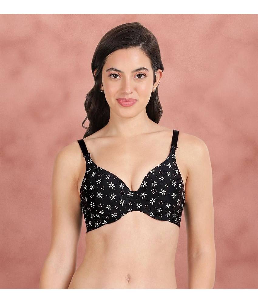 Shyaway Pack of 2 Nylon Lightly Padded Women's T-Shirt Bra ( Multicolor ) shya-c2b-1561