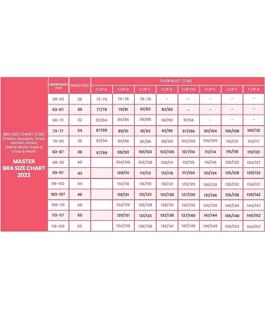 Shyaway Pack of 2 Nylon Lightly Padded Women's T-Shirt Bra ( Multicolor ) shya-c2b-1561