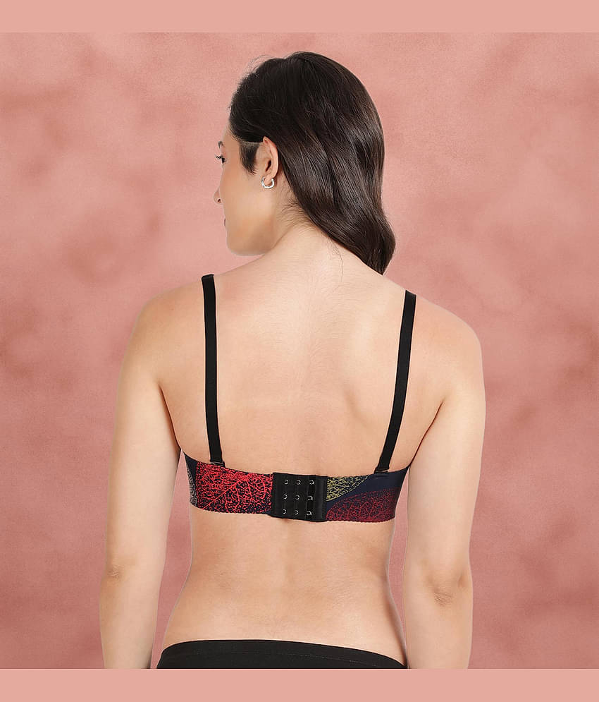 Shyaway Pack of 2 Nylon Lightly Padded Women's T-Shirt Bra ( Multicolor ) shya-c2b-1568