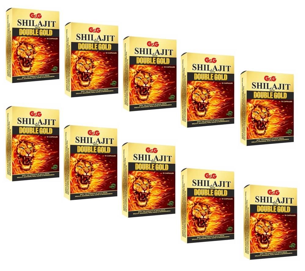     			Syan Deals GG Shilajit with Double Gold Capsule 10 no.s Pack of 10