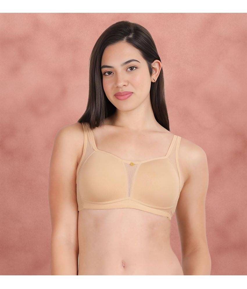 Taabu Nylon Lightly Padded Women's Minimizer Bra ( Beige ) SMN01-WheatSkin Taabu Nylon Lightly Padded Women's Minimizer Bra ( Beige ) SMN01-WheatSkin