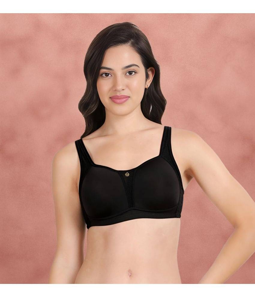 Taabu Black Nylon Lightly Padded Women's Minimizer Bra ( Pack of 1 ) Taabu Black Nylon Lightly Padded Women's Minimizer Bra ( Pack of 1 )