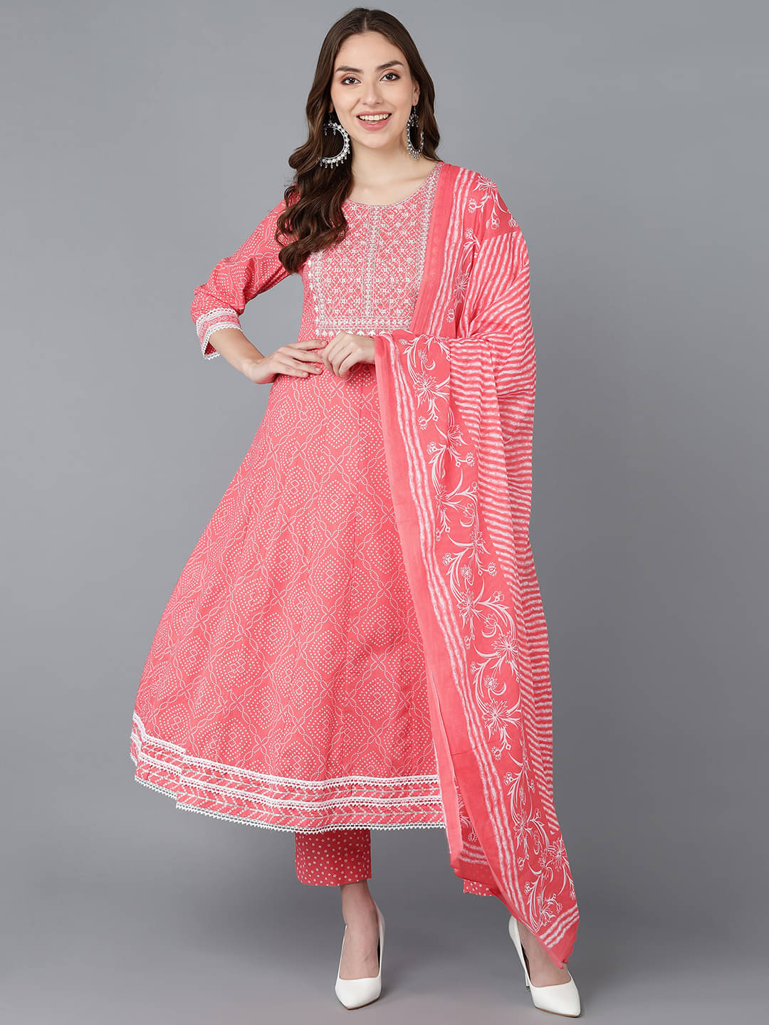 Vaamsi Rayon Embroidered Kurti With Pants Women's Stitched Salwar Suit - Peach ( Pack of 1 )     			Vaamsi Rayon Embroidered Kurti With Pants Women's Stitched Salwar Suit - Peach ( Pack of 1 )