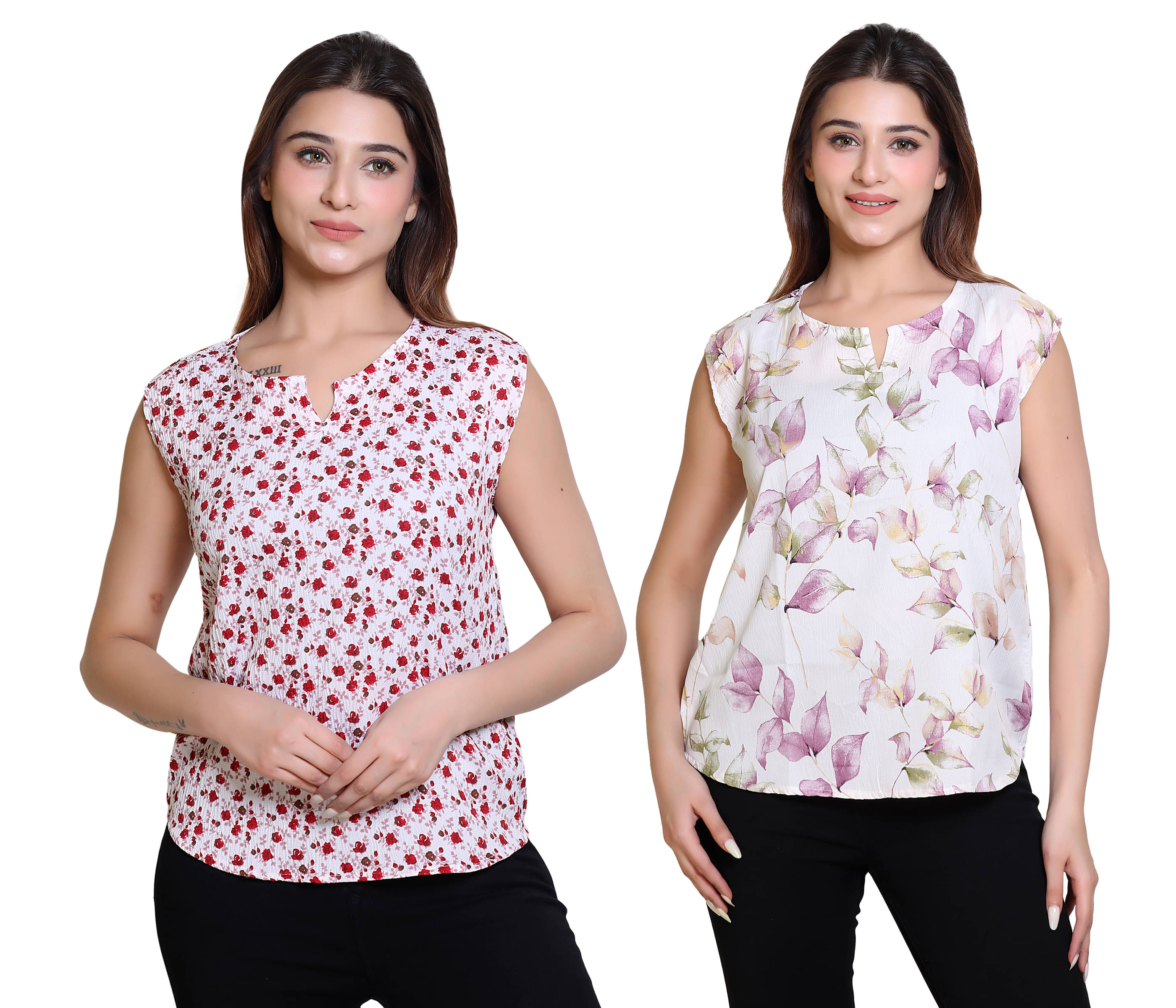 Varenyam Women's Rayon Regular Top ( Red )     			Varenyam Women's Rayon Regular Top ( Red )