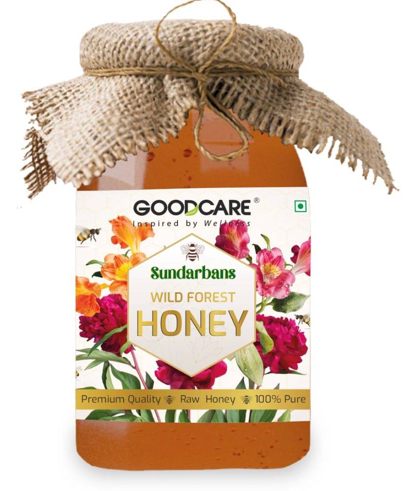 Goodcare Sundarbans Wild Forest Honey, 100% Raw and Natural, No Preservatives, Boosts Immunity and Energy, Premium Quality Honey 500gm     			Goodcare Sundarbans Wild Forest Honey, 100% Raw and Natural, No Preservatives, Boosts Immunity and Energy, Premium Quality Honey 500gm