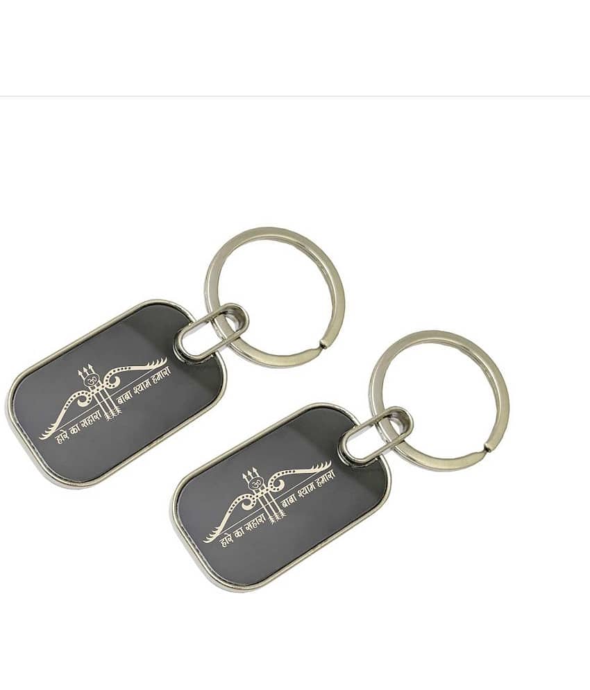 UJJi Silver Men's Regular Keychain ( Pack of 2 ) - Jewellery Sets | Buy online on ZillyBuy