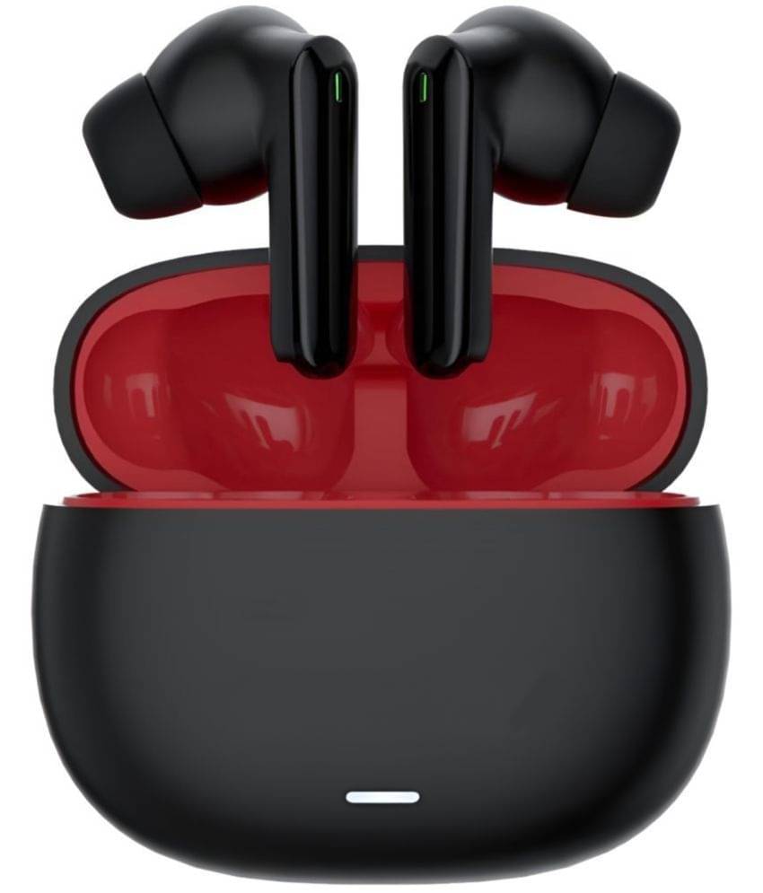     			VERONIC Primo Bluetooth True Wireless (TWS) In Ear 60 Hours Playback Fast charging,Low Latency IPX4(Splash & Sweat Proof) Black