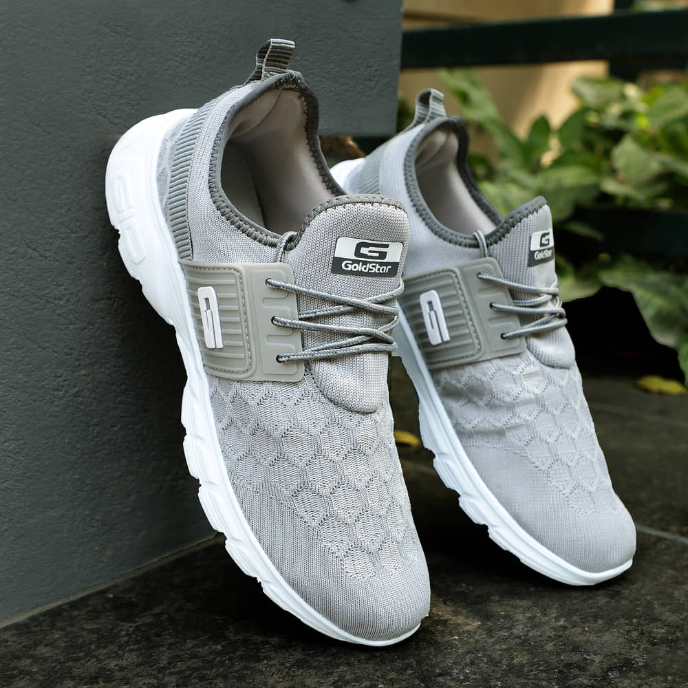 goldstar shoes Gray Men's Sports Running Shoes - Sports Shoes | Buy online on ZillyBuy