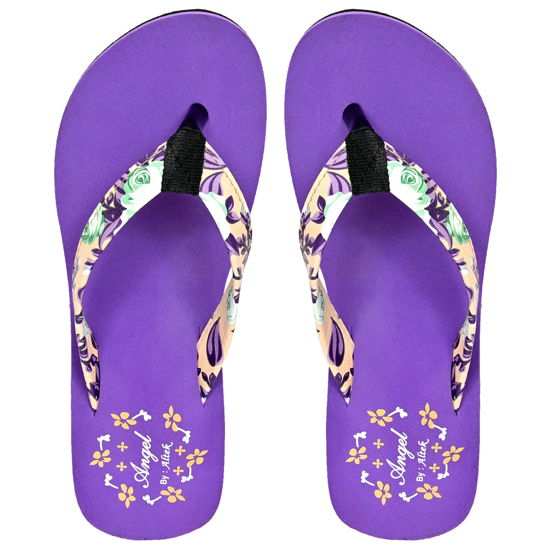     			Altek Purple Women's Flip Flop