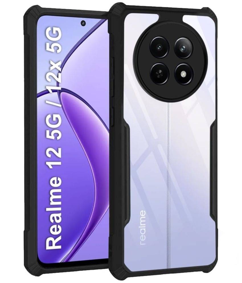     			Case Vault Covers Shock Proof Case Compatible For Polycarbonate Realme 12x 5g ( Pack of 1 )