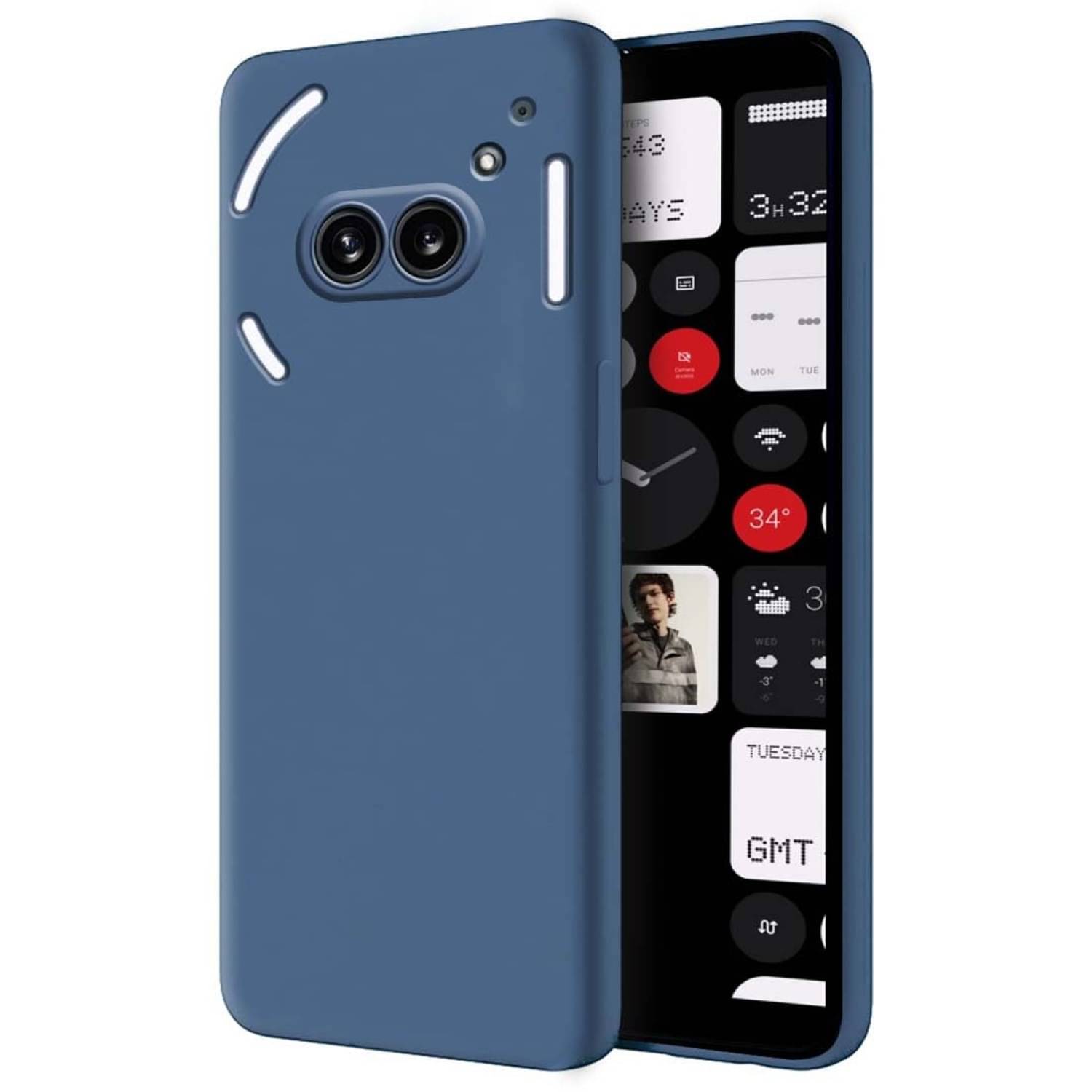 Case Vault Covers Silicon Soft cases Compatible For Silicon Nothing Phone 2A ( Pack of 1 )     			Case Vault Covers Silicon Soft cases Compatible For Silicon Nothing Phone 2A ( Pack of 1 )