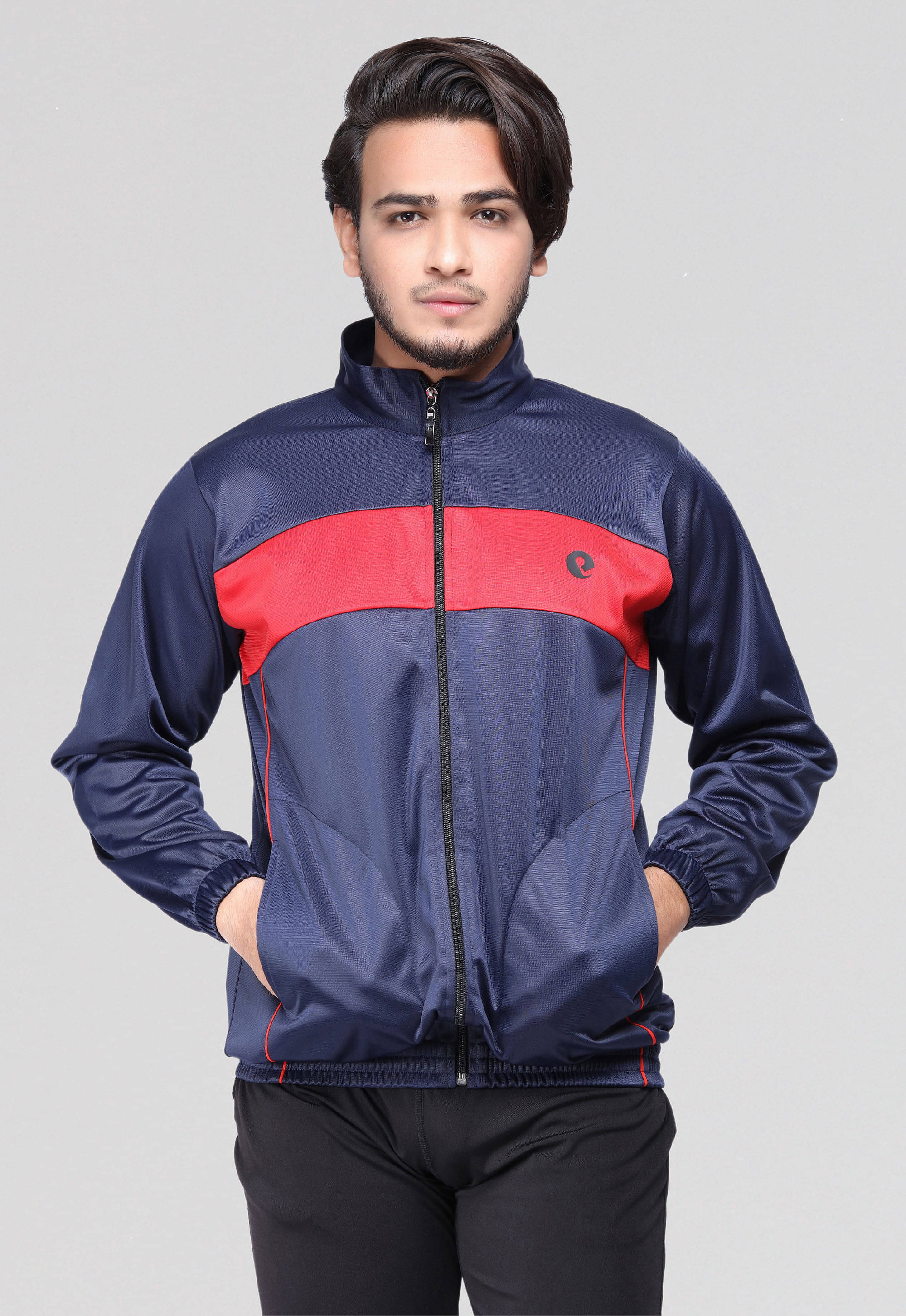 Estro Polyester Men's Casual Jacket - Navy Blue ( Pack of 1 ) Estro Polyester Men's Casual Jacket - Navy Blue ( Pack of 1 )
