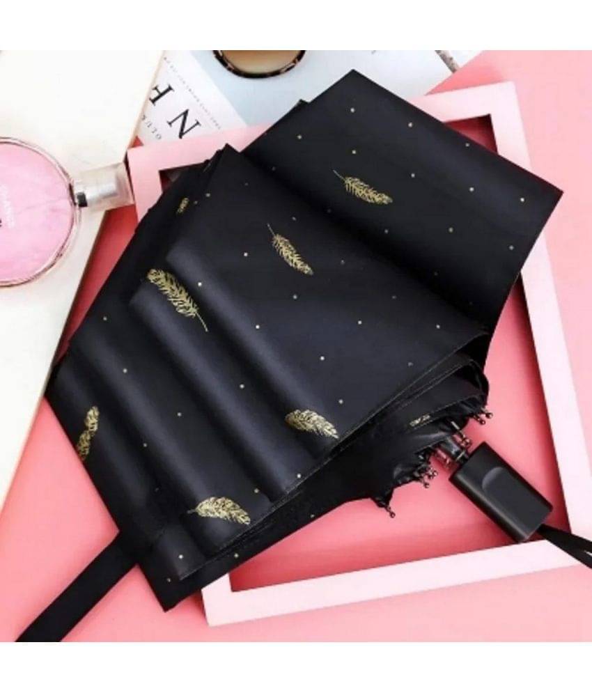     			Infispace Black 3 Fold Umbrella