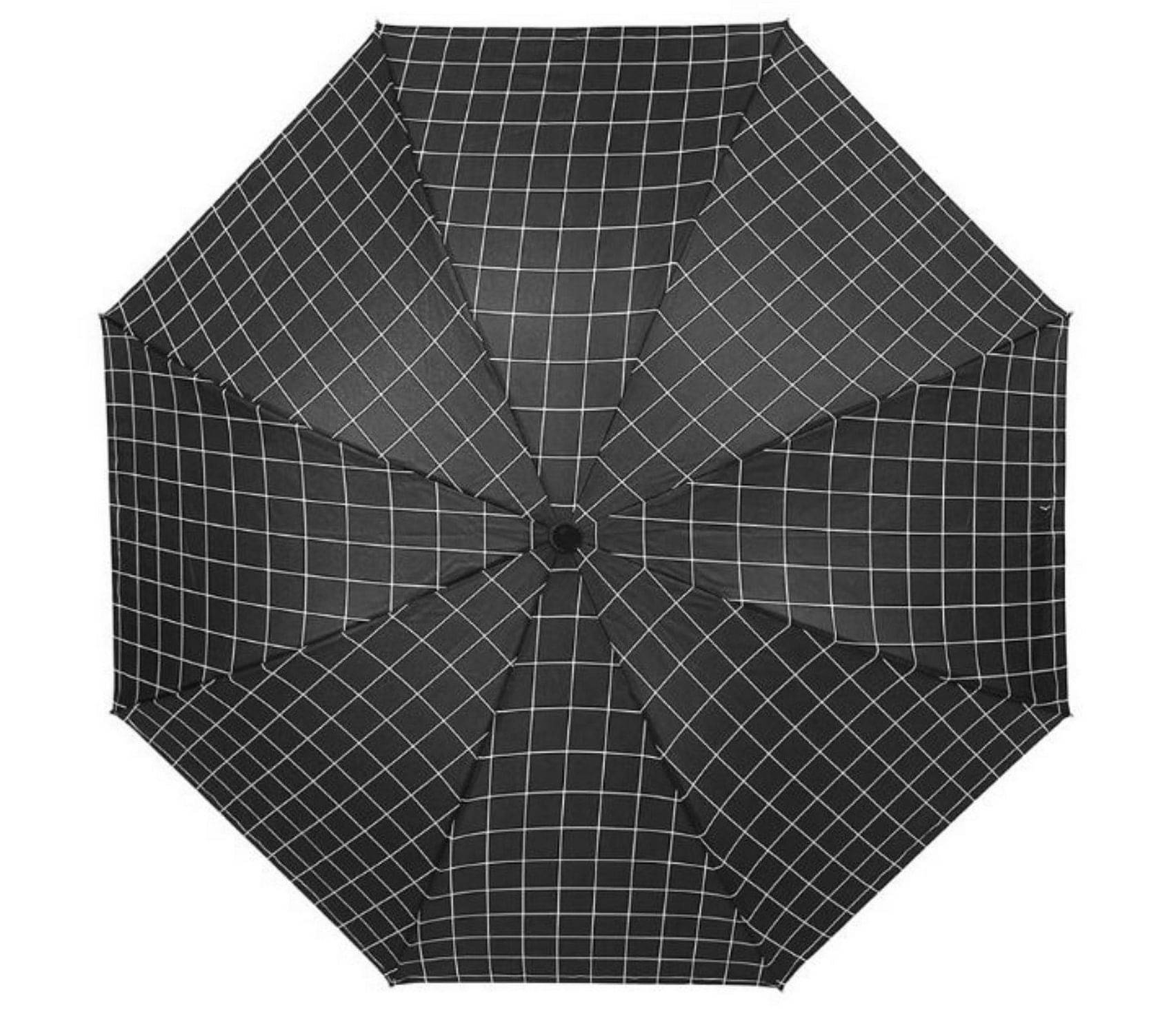     			Infispace Black 3 Fold Umbrella