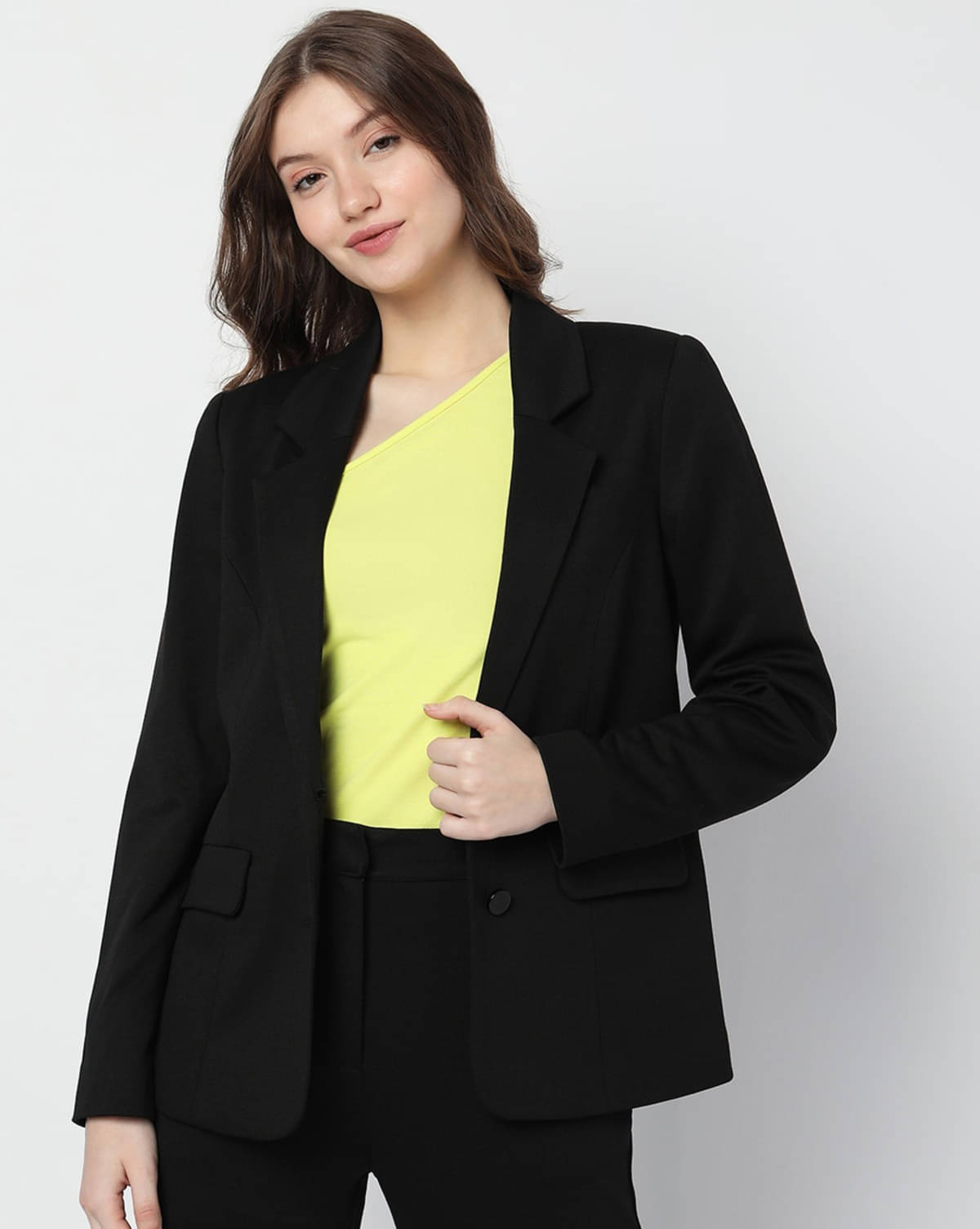 PP Kurtis - Cotton Black Blazers PP Kurtis - Cotton Black Blazers