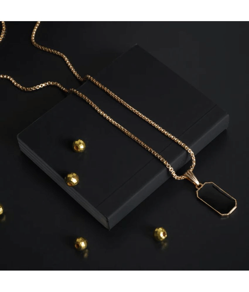     			Sunhari Jewels Golden Pendant ( Pack of 1 )