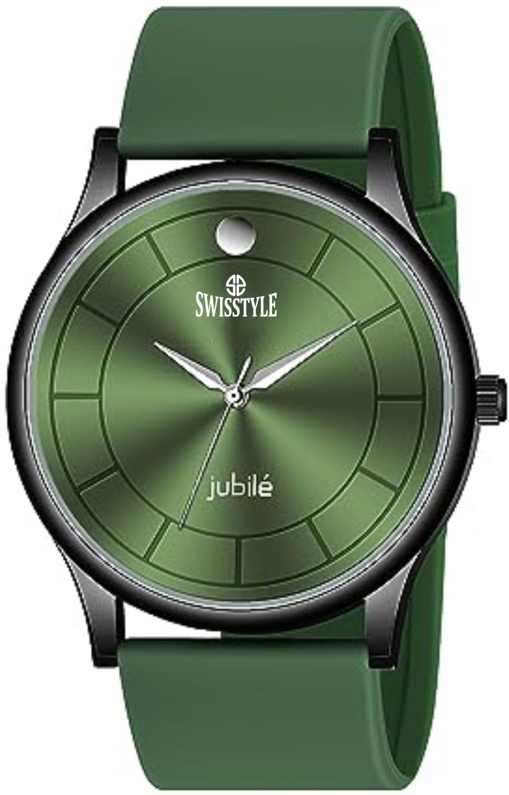     			Swisstyle Green Silicon Analog Men's Watch