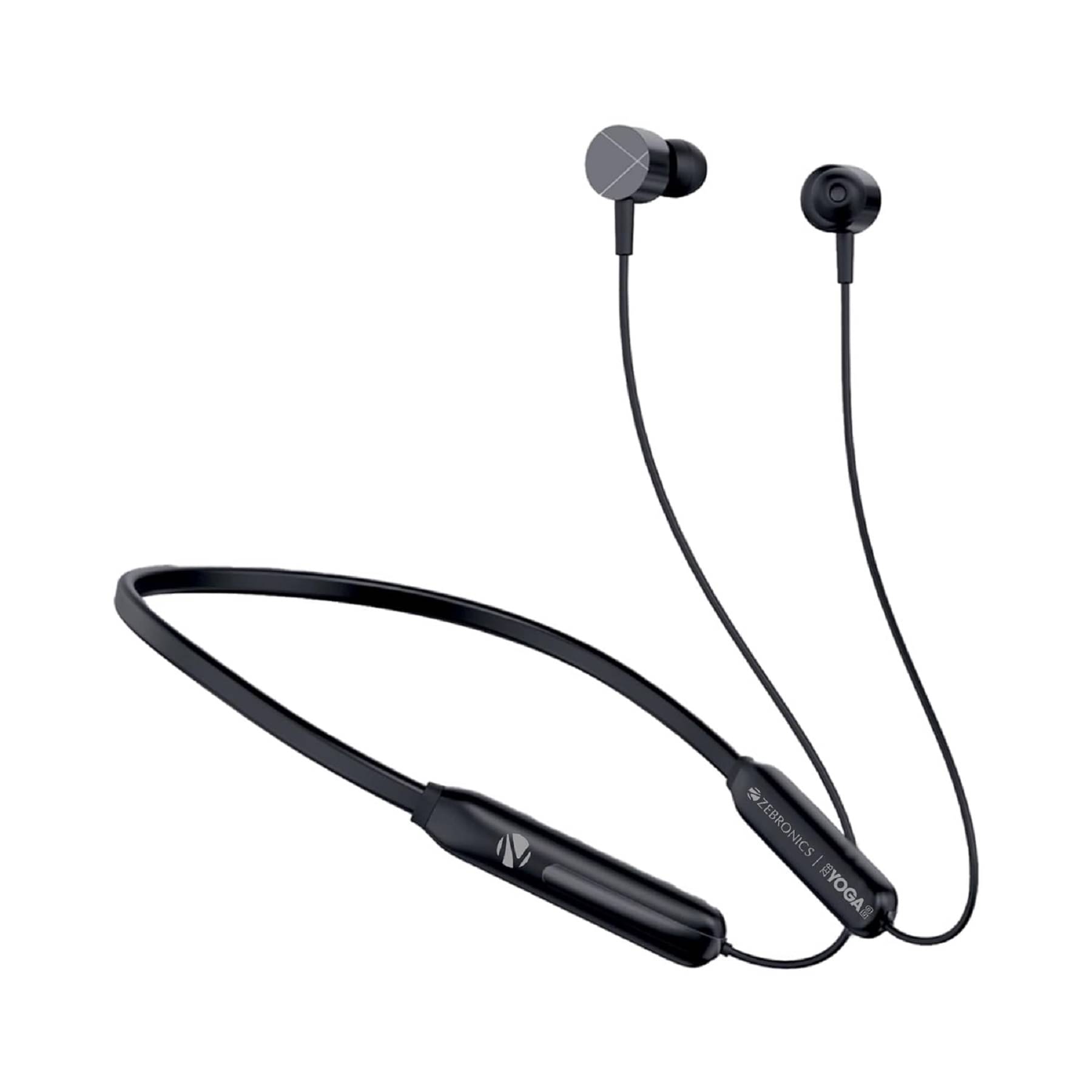 Zebronics In-the-ear Bluetooth Headset with Upto 22h Talktime Deep Bass - Black Zebronics In-the-ear Bluetooth Headset with Upto 22h Talktime Deep Bass - Black