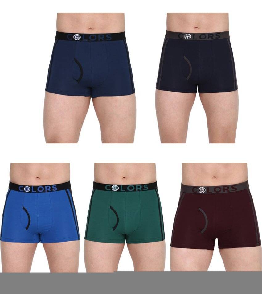     			COLORS by Rupa Frontline Multicolor Cotton Men's Trunks ( Pack of 5 )