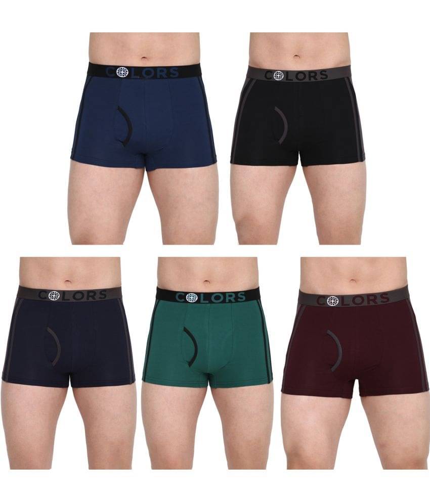     			COLORS by Rupa Frontline Multicolor Cotton Men's Trunks ( Pack of 5 )