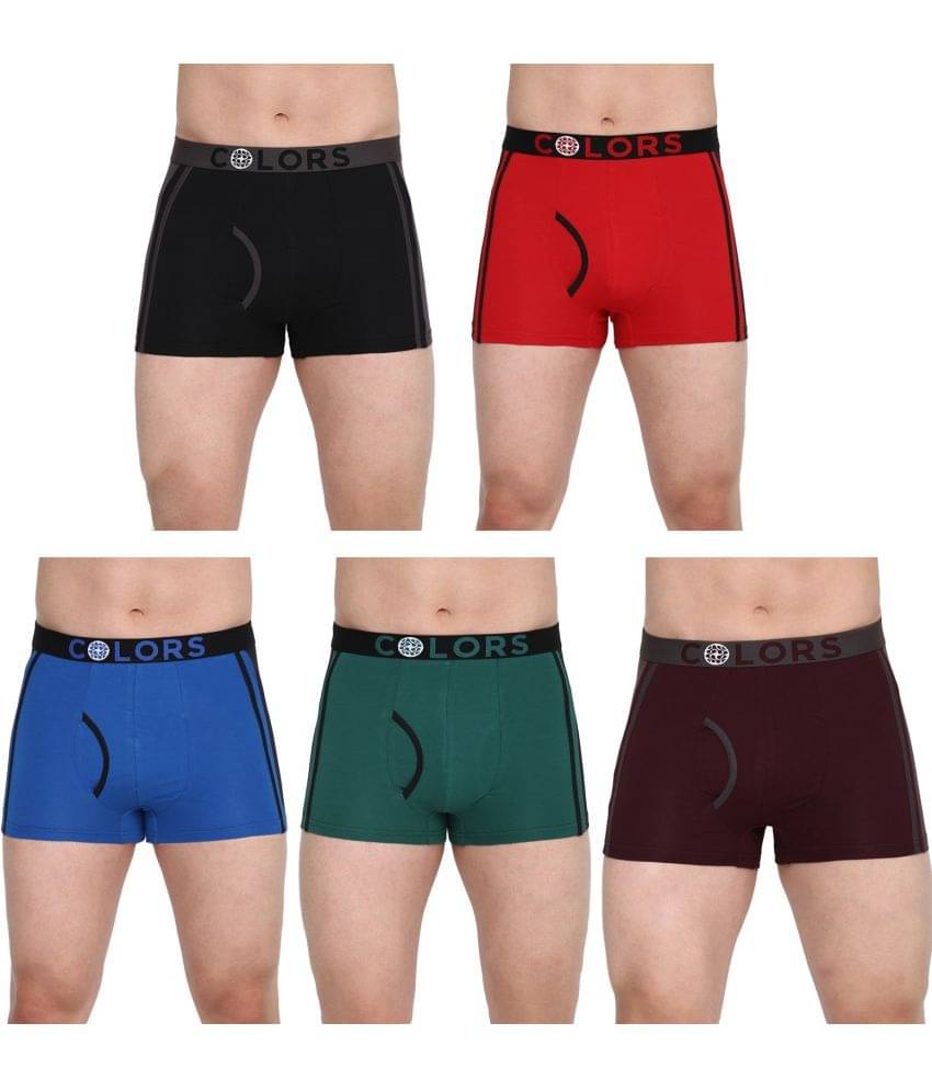     			COLORS by Rupa Frontline Multicolor Cotton Men's Trunks ( Pack of 5 )