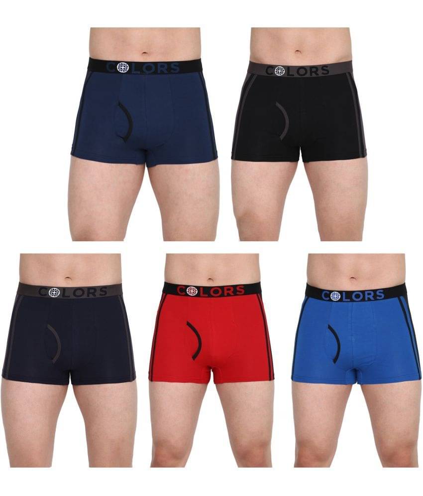     			COLORS by Rupa Frontline Multicolor Cotton Men's Trunks ( Pack of 5 )