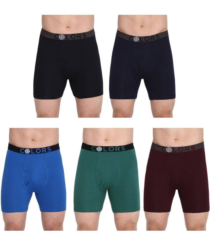     			COLORS by Rupa Frontline Multicolor Cotton Men's Trunks ( Pack of 5 )