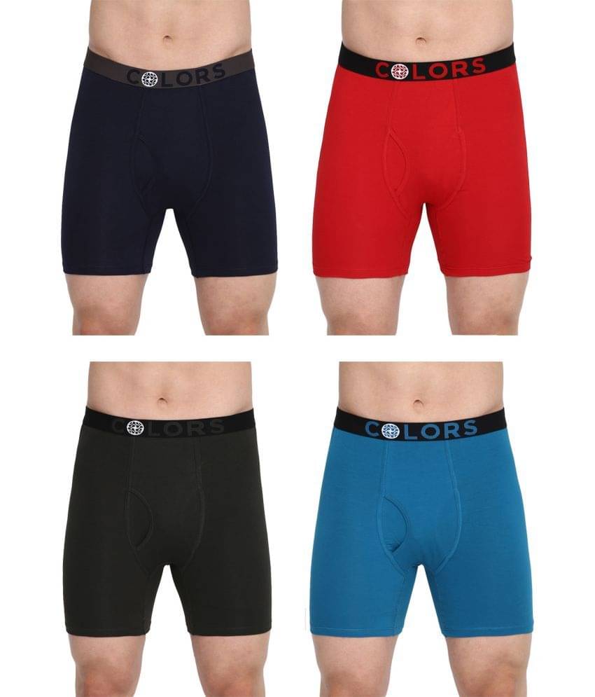     			COLORS by Rupa Frontline Multicolor Cotton Men's Trunks ( Pack of 4 )